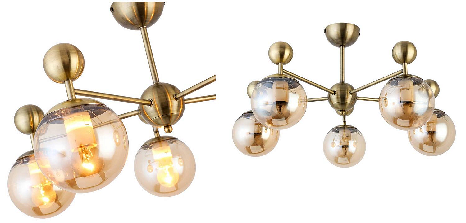 Потолочная люстра Demian Bronze Chandelier Потолочная люстра Demian Bronze Chandelier - Loft-Concept в Челябинске