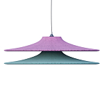 Подвесной вязаный светильник в двухцветном исполнении «Двойной Токио»  варинант исполнения - 4 | Loft Concept в Челябинске