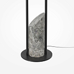 Напольный торшер светодионый черный Lumen Duo варинант исполнения - 4 | Loft Concept в Челябинске