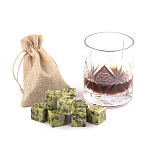 Камни для охлаждения виски из натурального камня змеевик Natural Stone Cube варинант исполнения - 5 | Loft Concept в Челябинске