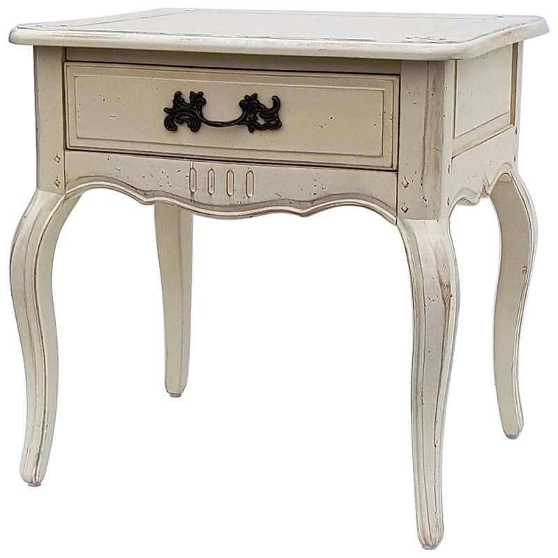 Прикроватная тумба в стиле прованс Beige Montmartre Provence Bedside Table Бежевый Прикроватная тумба в стиле прованс Beige Montmartre Provence Bedside Table Бежевый в Челябинске | Loft Concept