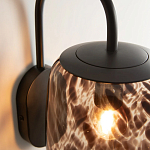 Бра с плафоном из янтарного стекла Amber Olmos Wall Lamp варинант исполнения - 4 | Loft Concept в Челябинске