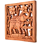 Панно из дерева слов и цветы Panel With Animals варинант исполнения - 2 | Loft Concept в Челябинске