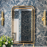 Зеркало в золотой раме Arched Mirror варинант исполнения - 2 | Loft Concept в Челябинске