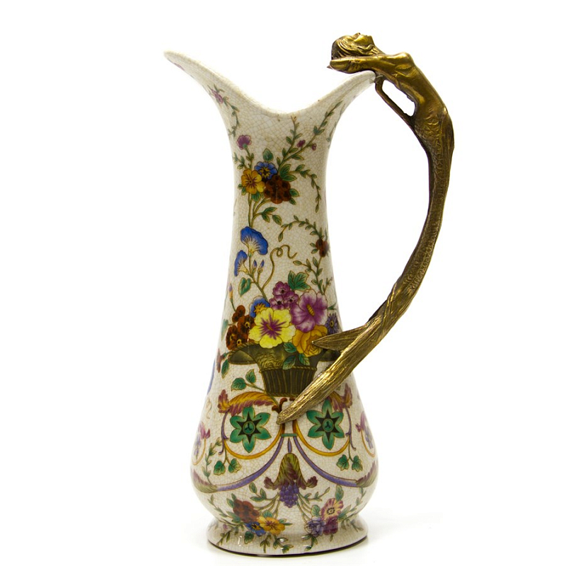 Кувшин Basket of Flowers and Dragonfly Мульти Бронза в Челябинске | Loft Concept 