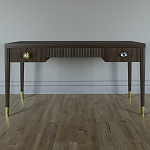 Письменный стол Elsa Dreams Walnut Шпон дерево с двумя ящиками варинант исполнения - 1 | Loft Concept в Челябинске