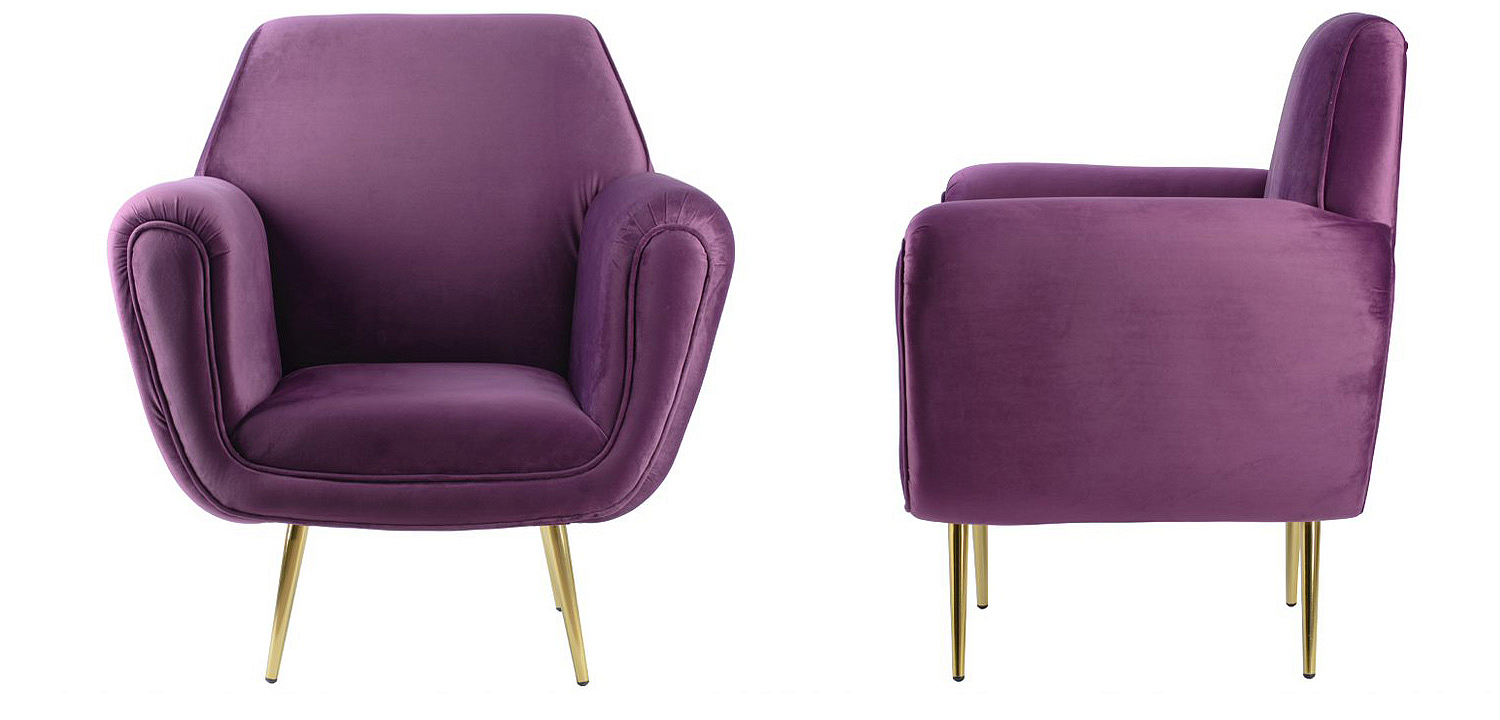 Кресло Lounge Chairs Gigi Radice purple Кресло Lounge Chairs Gigi Radice purple - Loft-Concept в Челябинске
