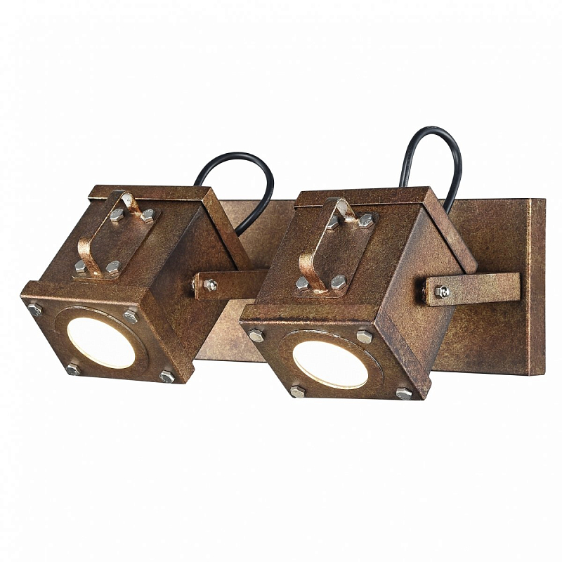 Спот Box Spot 2 Искусственная бурая ржавчина в Челябинске | Loft Concept 