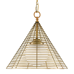 Подвесной светильник в форме конуса с фактурным абажуром Flawless Form варинант исполнения - 1 | Loft Concept в Челябинске