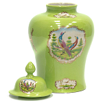 Фарфоровая ваза с крышкой Eden Garden варинант исполнения - 2 | Loft Concept в Челябинске