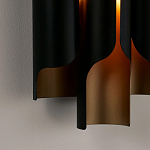 Бра из металла Dolton Wall Lamp Black варинант исполнения - 3 | Loft Concept в Челябинске