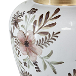 Ваза с нежным цветочным узором в пастельных тонах и крышкой с золотым акцентом Chinoiserie Ceramics варинант исполнения - 3 | Loft Concept в Челябинске