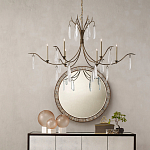 Люстра с прозрачными каплевидными подвесками Elegant Thin Chandelier варинант исполнения - 2 | Loft Concept в Челябинске