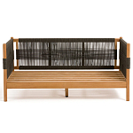 Садовый диван из тикового дерева и веревок Оreon варинант исполнения - 5 | Loft Concept в Челябинске