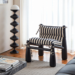 Кресло черно-белое со съемными подушками Celebrity варинант исполнения - 7 | Loft Concept в Челябинске