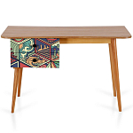 Письменный стол с принтом на ящиках Elise Desk варинант исполнения - 9 | Loft Concept в Челябинске