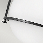 Потолочный светильник с плафоном в форме белого матового шара Hinkley варинант исполнения - 3 | Loft Concept в Челябинске