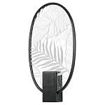 Бра с гравировкой на акриловом плафоне Gravyura Black варинант исполнения - 1 | Loft Concept в Челябинске