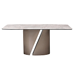 Стол обеденный керамический серый Servorios варинант исполнения - 1 | Loft Concept в Челябинске