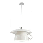 Подвесные светильники в виде белой посуды Flower Reversal варинант исполнения - 8 | Loft Concept в Челябинске