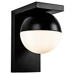 Бра с плафоном в виде шара Ponzio Flos Black Sphere Wall Lamp варинант исполнения - 1 | Loft Concept в Челябинске