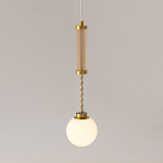 Подвесной светильник со стеклянными вставками Helios варинант исполнения - 2 | Loft Concept в Челябинске