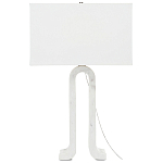 Настольная лампа на арочном корпусе с прямоугольным абажуром One Piece Support варинант исполнения - 4 | Loft Concept в Челябинске