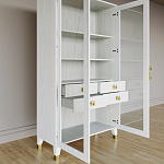 Дизайнерский шкаф витрина Elsa Dreams White с 4-мя ящиками варинант исполнения - 7 | Loft Concept в Челябинске