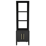 Этажерка Primo с тумбой шпон Черный дуб варинант исполнения - 1 | Loft Concept в Челябинске