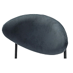 Стул металлический с мягкой спинкой и сиденьем из велюра Alfie Chair варинант исполнения - 6 | Loft Concept в Челябинске