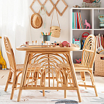 Настенная деревянная раздвижная вешалка Larson Wood Hanger варинант исполнения - 8 | Loft Concept в Челябинске