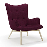 Мебельная ткань Шенилл фиолетовый цвет 138 см T4-27 варинант исполнения - 5 | Loft Concept в Челябинске