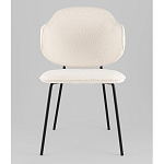 Стул Bellamy букле молочный варинант исполнения - 4 | Loft Concept в Челябинске