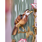 Ваза с птицами и цветами из фарфора с бронзовыми элементами Garden of Eden варинант исполнения - 6 | Loft Concept в Челябинске