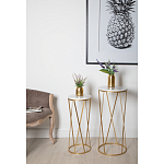 Столик дизайнерский Beige marble варинант исполнения - 2 | Loft Concept в Челябинске