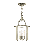 Подвесной светильник с прозрачным стеклянным цилиндрическим плафоном в классическом стиле на цепи Hinkley варинант исполнения - 9 | Loft Concept в Челябинске