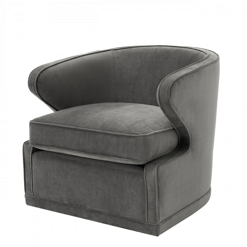 Кресло Eichholtz Chair Dorset Grey Серый Кресло Eichholtz Chair Dorset Grey Серый в Челябинске | Loft Concept