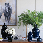 Ваза с крышкой однотонная Высота 48 см Chinoiserie Ceramics варинант исполнения - 4 | Loft Concept в Челябинске