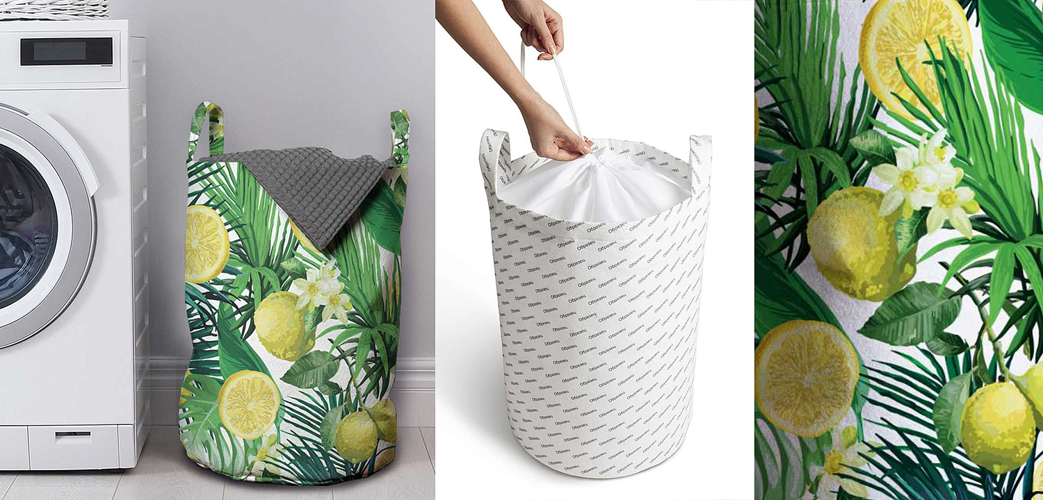 Корзина Tropical Lemons Basket Корзина Tropical Lemons Basket - Loft-Concept в Челябинске