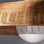 Люстра круглая из ротанга Long Lasting Chandelier варинант исполнения - 3 | Loft Concept в Челябинске