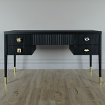 Письменный стол с 4-мя ящиками Elsa Dreams Black  варинант исполнения - 4 | Loft Concept в Челябинске