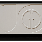 Тумбочка прикроватная с ящиком черно-серого цвета Noble Nightstand варинант исполнения - 4 | Loft Concept в Челябинске