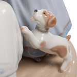 Статуэтка фарфоровая Девочки с собачками Charming Statuette варинант исполнения - 2 | Loft Concept в Челябинске