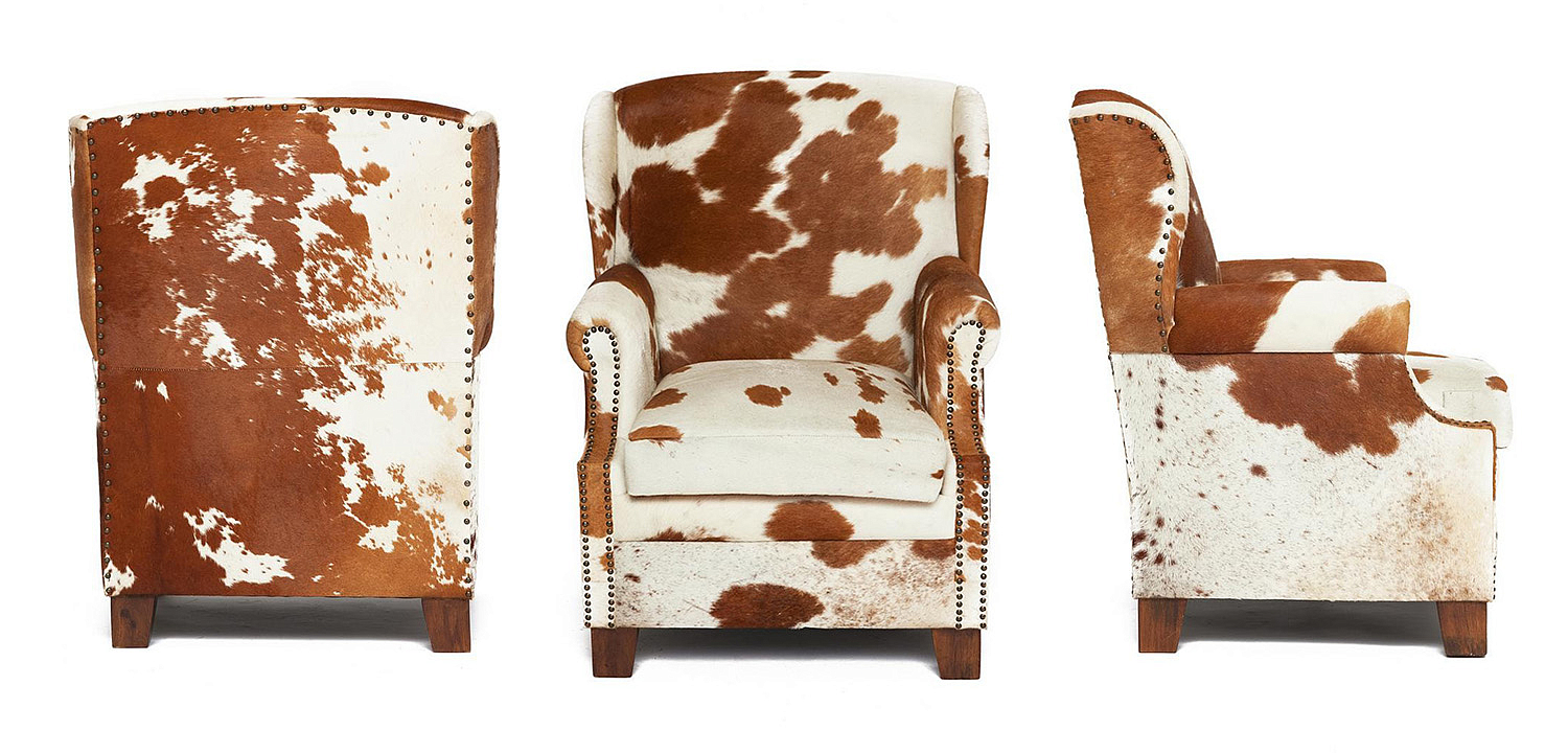 Кресло Cowhide Armchair - Loft-Concept в Челябинске