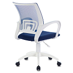 Офисное кресло с основанием из белого пластика Desk chairs Blue варинант исполнения - 2 | Loft Concept в Челябинске