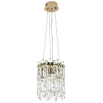 Подвесной светильник с хрустальными подвесками Roul Crystal Round Hanging Lamp варинант исполнения - 2 | Loft Concept в Челябинске