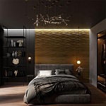 Гипсовая 3D панель с принтографией PM-02 варинант исполнения - 1 | Loft Concept в Челябинске