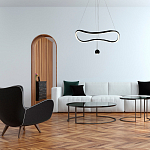 Подвесной светильник волнообразной формы LED 35W 3000K Infinity варинант исполнения - 3 | Loft Concept в Челябинске