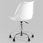 Офисный стул на металлическом основании EGGERY White пластик варинант исполнения - 4 | Loft Concept в Челябинске