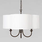 Люстра с белым текстильным абажуром Vitorino  варинант исполнения - 1 | Loft Concept в Челябинске